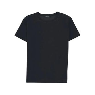 Fabiana Filippi T-Shirts, female, Blue, Size: L T-Shirt with Diam. Thread