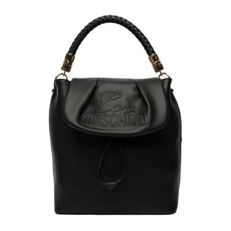 Love Moschino Nylon Backpack - female - Love Moschino - Backpacks - Black - ONE SIZE - Bags