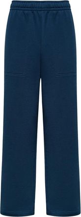 12 Storeez Pantaloni sportivi in cotone con vita elasticizzata - Blu