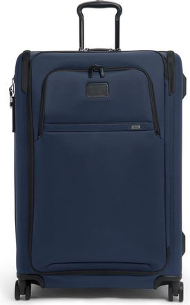 Tumi Alpha Large Dual Access Expandable Checked Luggage in Navy at Nordstrom