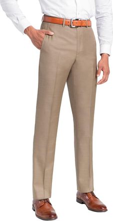 Santorelli Mens Loro Piana Wool Comfort Waistband Trousers