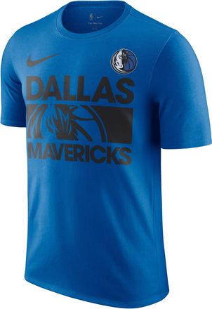 Nike Dallas Mavericks Courtside Nike Mens NBA T-Shirt in Blue | HQ0589-480