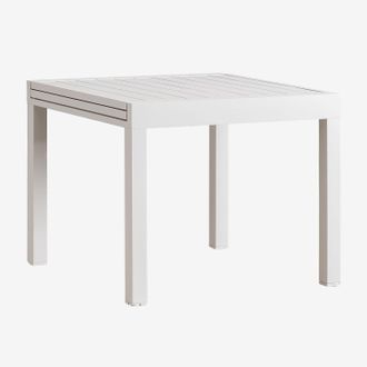 Sklum Sklum - Mesa De Jard&iacute;n 90-180x90 Cm Extensible En Aluminio Starmi