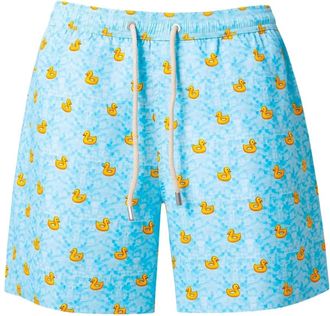MC2 Saint Barth Sneldrogende Zwemshorts voor Poolpartys - Heren - Strandmode - Blauw - XL - Badmode