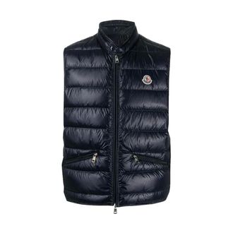 Moncler Vests, male, Blue, Size: 2XL Gui Down Gilet