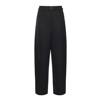 Sportmax Sportmax, Straight Trousers, female, Black, Size: XS Sospiro Trousers