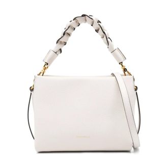 Coccinelle Handbags, female, White, Size: ONE SIZE Elegant White and Brown Handbag