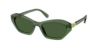 Swarovski SK6048F Asian Fit 108571 Womens Sunglasses Green Size 54