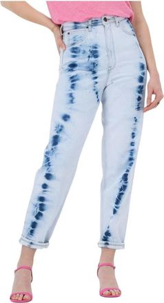 Lee Stella Tapered Dames Jeans Blauw - Dames - Cropped Jeans - Blauw - W27 - Denim - Jeans