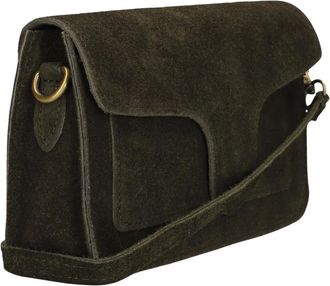 Notre-V Margot Suede - Dames - Tassen - Groen - Maat: ONE Size Su&egrave;de