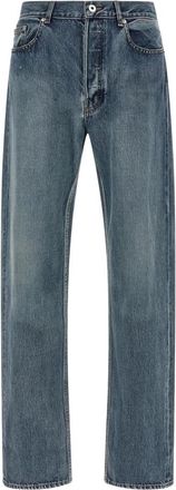 J.W.Anderson Rechte Jeans - Heren - Regular Fit Jeans - Blauw - W34 - Katoen - Jeans