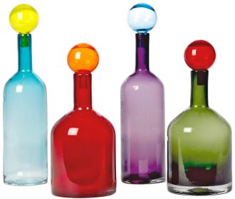 Pols Potten 4-tlg. Set Bubbles & Bottles 44 cm - Multicolor