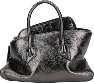 The Attico La Passeggiata Mini - Dames - Handtassen - Zwart - ONE Size - Leer - Tassen