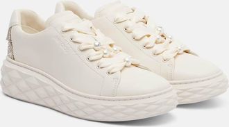 Jimmy Choo London Diamond Light Maxi leather sneakers