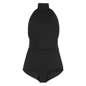 Max Mara Tops, Dames, Zwart, L, Polyester, Apogeo knit bodysuit