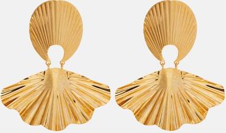 Jennifer Behr Orecchini pendenti Nerissa bagnati in oro