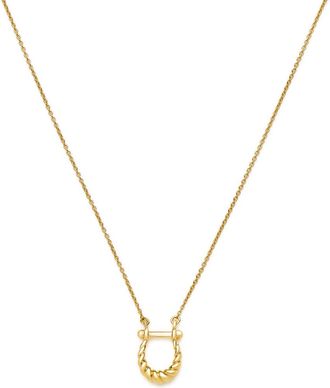 Missoma Lunar New Year Horseshoe 18k Gold Vermeil Necklace - One Size