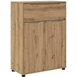 vidaXL Gabinete De Ba&ntilde;o Con Caj&oacute;n Roble Artesanal 72,5 X 36,5 X 100 Cm Vidaxl