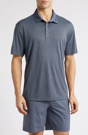 Swannies Meadow Floral Golf Polo in Graphite at Nordstrom Rack, Size Xx-Large
