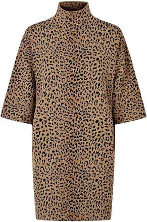 Givenchy Leopard-Print Jacquard Mini Dress