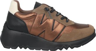 Wonders Track Lace-Up Sneaker - Dames - Sneakers - Veelkleurig - 41 EU - Leer - Schoenen