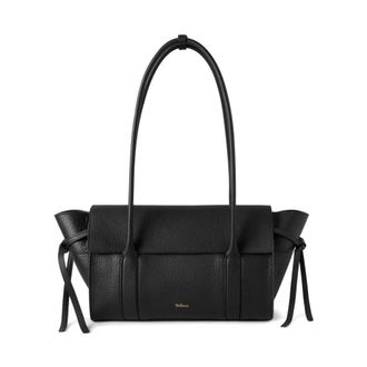Mulberry Small Soft Bayswater Tote Bag - female - Mulberry - Shopping Bags - Black - ONE SIZE - Bags