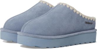 Bearpaw Crochet Martis Womens Slippers Blue Fin : 11 M, Suede