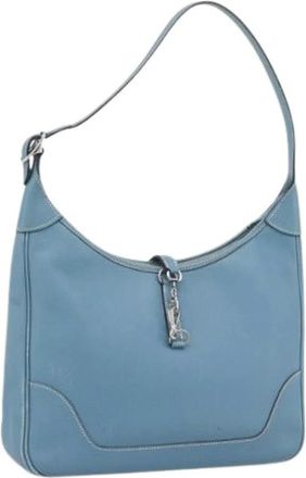 Herm&egrave;s Borsa a spalla vintage pre-owned - - Pre-owned - Donna - Blu - ONE SIZE