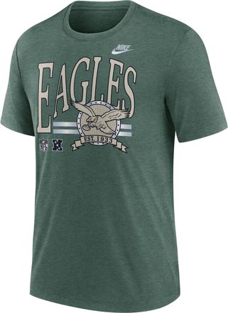 Nike Philadelphia Eagles Rewind Nike Mens NFL T-Shirt in Green | NJFDEX51Q86-KCB