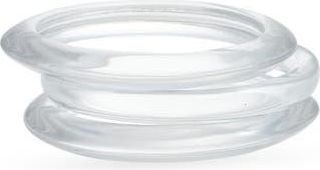 Open Edit Set of 3 Resin Bangles in Clear at Nordstrom Rack
