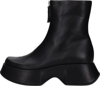 Vic Mati&eacute; Enkellaars - Dames - Enkellaarsjes - Zwart - 41 EU - Leer - Schoenen