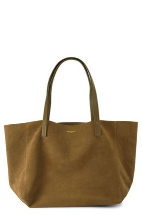 Kurt Geiger Large Violet Suede Tote in Tan Suede at Nordstrom