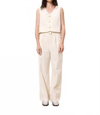 FRNCH Pia Trousers In Beige