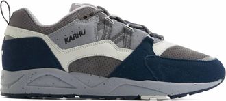 Karhu Mens Suede Fusion 2.0 Sneakers In Mood Indigo/smoked Pearl