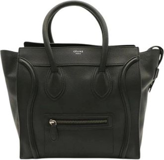 Celine Pre-owned Vintage Tote Bag - Dames - Vintage Shopper - Zwart - ONE Size - Leer - Vintage