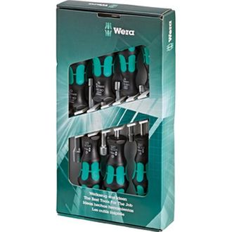 Wera Juego De Destornillador De Manguito - Hexagonal Holo, Contenido : 5 5,5 6 7 8 10 13 Mm