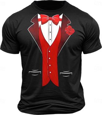 Generic 2026 Valentines Day Valentines Graphic T Shirt Heart Print Casual Short Sleeve Tee Soft Comfort Fit Crewneck Top for Him (Black, XXXL)