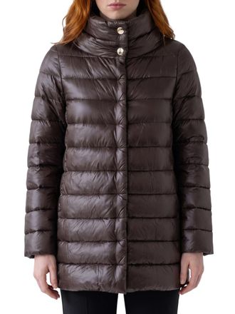 Herno Dark Brown Quilted Jacket