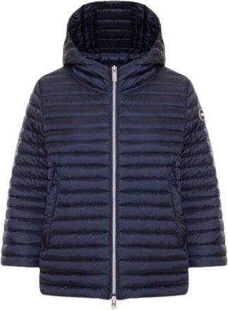 Colmar Hooded Puffer Jacket - Dames - Ski Jassen - Blauw - M - Fitness