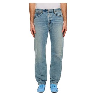 A Gold E Heren, Jeans, Blauw, Maat: W29 Katoen