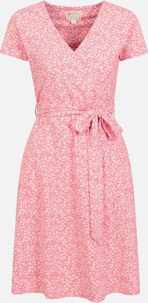 Mountain Warehouse Womens Mountain Warehouse Womens/Ladies Santorini Daisy Jersey UV Protection Dress - Pink/Orange/Red - Size: 14
