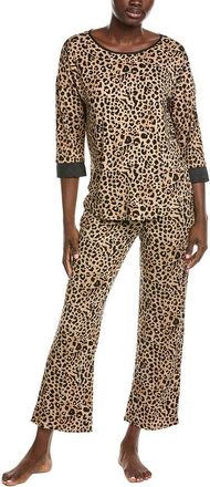 Natori 2Pc 3/4-Sleeve Pajama Set