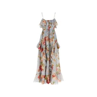 Zimmermann Roselight Maxi Dress - female - Zimmermann - Maxi Dresses - Blue - XS - Dresses