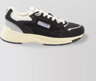 Autry mesh and suede sneakers