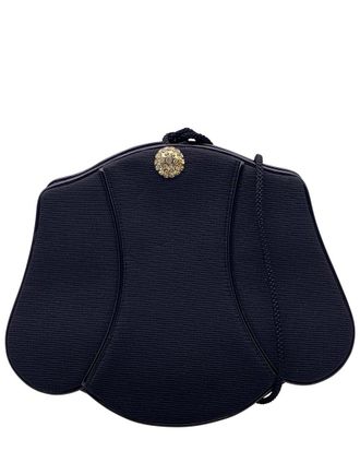 Saint Laurent Black Cotton Shoulder Bag (Authentic Pre-Loved)