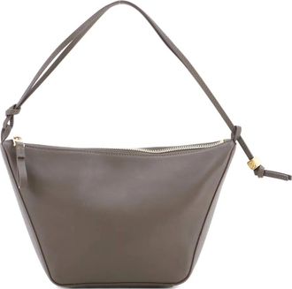 Loewe Hammock Hobo Leather Mini crossbody bag - Groen
