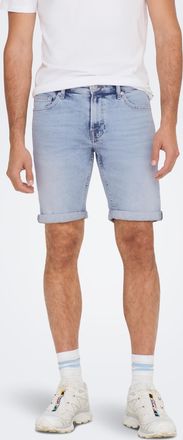 Only & Sons ONSPLY LIGHT BLUE 5189 SHORTS DNM NOOS