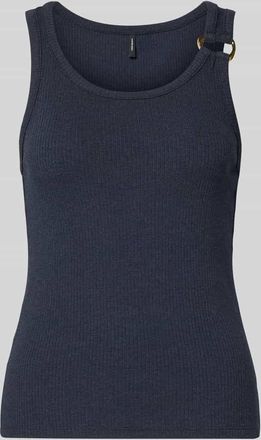 Vero Moda Regular Fit Tank Top aus Viskose-Mix Modell KIKI in Dunkelblau, Gr&ouml;&szlig;e XL