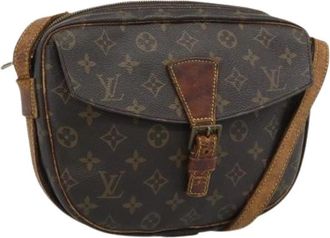 Louis Vuitton Tweedehands Canvas Louis Vuitton tassen - Dames - Vintage Schoudertas - Bruin - ONE Size - Vintage