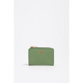 Bimba & Lola Compact Nylon Wallet in Green at Nordstrom